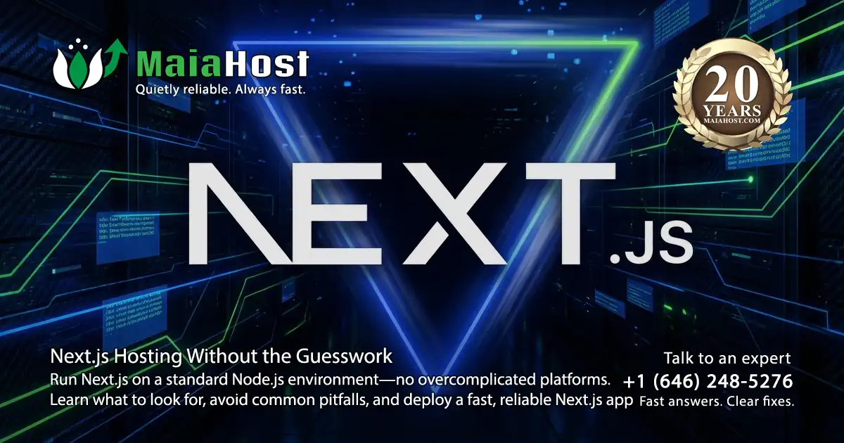 Next.js Hosting Without the Guesswork: A “Normal” Node.js Setup That Just Works